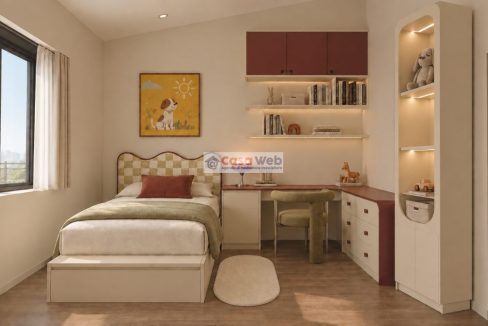 02-7 Render cameretta - Unità 1