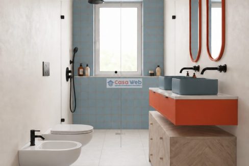 02-6 Render bagno - Unità 1